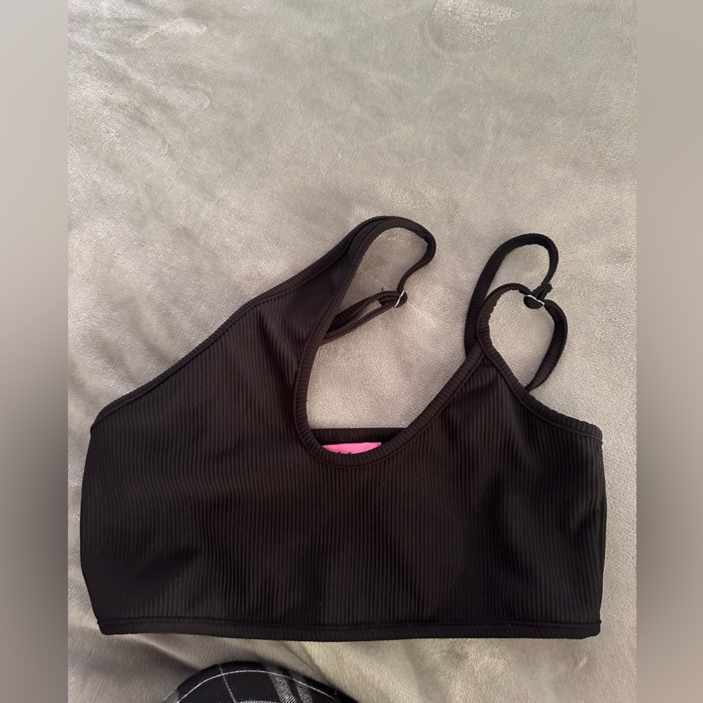 Edikted one shoulder asymmetrical top